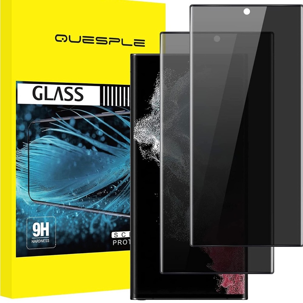 Galaxy S22 Ultra Privacy Screen Protector, 2 Pack